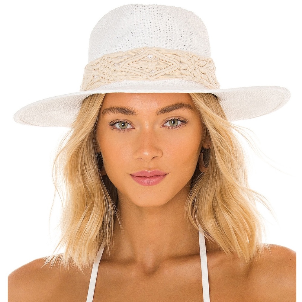 Vitamin A White and Tan Women's Hat